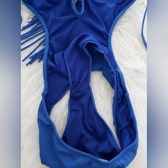 🎉HP🎉 Carolina Rodwig Fringe Monokini Swimsuit - Picture 5 of 6
